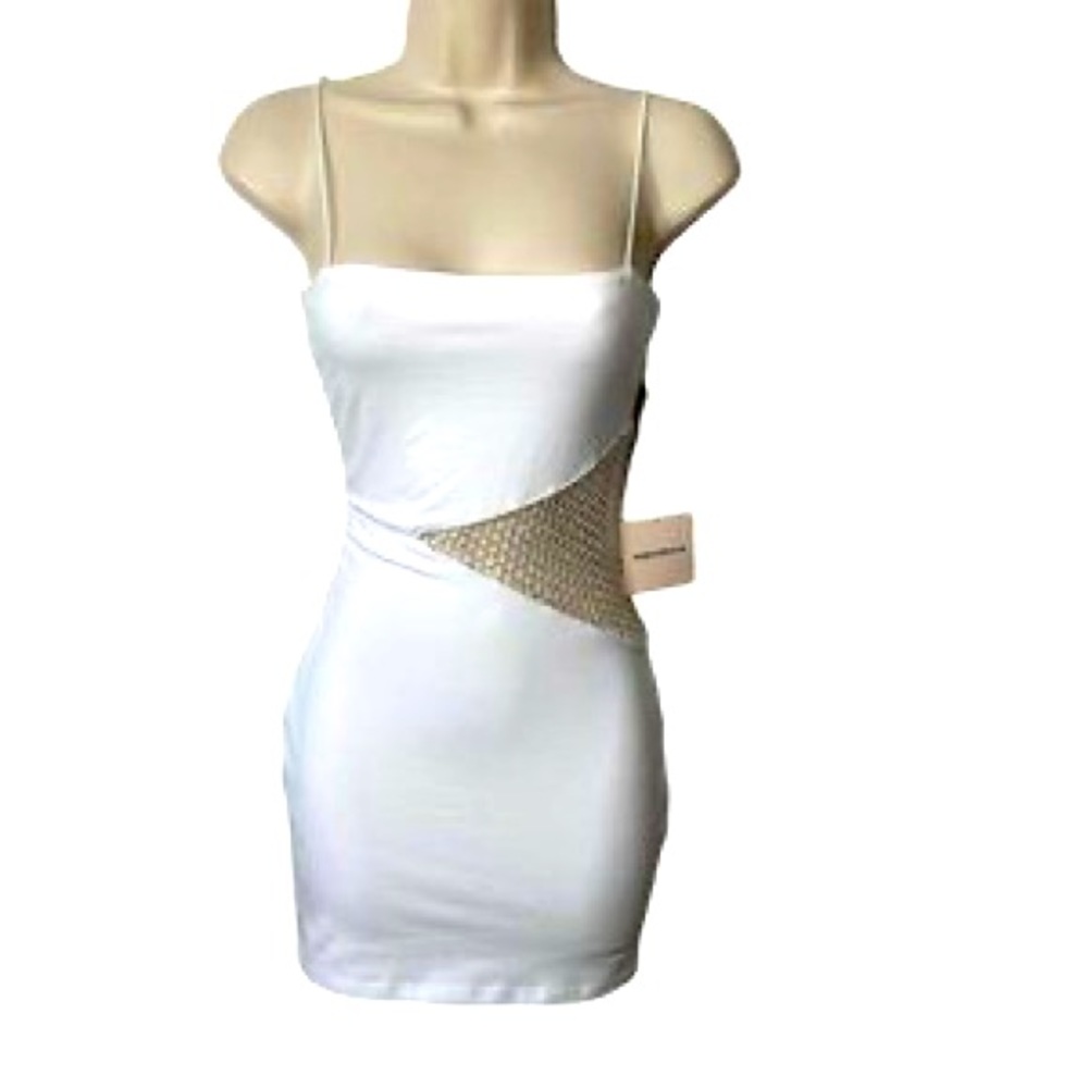 Superdown | NWT Cia Mini Dress in White Size L
